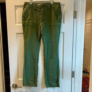 💚 Anthropologie Pilcro Army Green Pants, Size 30 💚